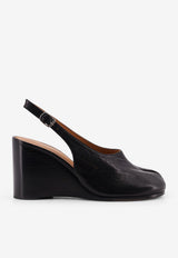 Maison Margiela Tabi 80 Slingback Wedge Pumps Black S58WP0296P3753T8013_Black_41114856