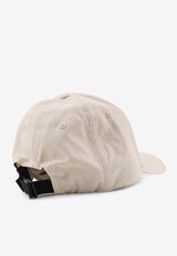 Stone Island Logo Embroidered Baseball Cap White L1S159100013S0248V0093_White_48900891