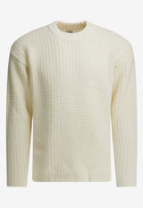 Ribbed Crewneck Sweater