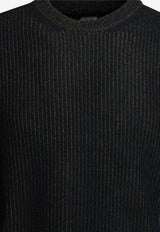 Ribbed Crewneck Sweater
