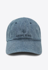 Logo-Embroidered Denim Baseball Cap