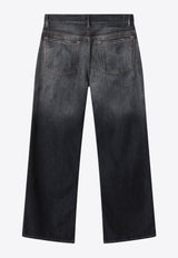 2021M Paint Splatters Straight-Leg Jeans