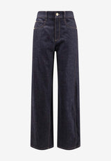 Brunello Cucinelli Washed Flared Jeans Blue ML134P5981C001_Blue_40000086