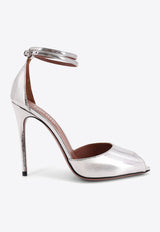 Paris Texas Vera 105 Metallic Leather Sandals Silver PX1870XWRMLSILVER_Silver_42176728