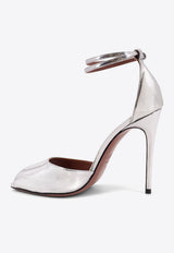 Paris Texas Vera 105 Metallic Leather Sandals Silver PX1870XWRMLSILVER_Silver_42176728