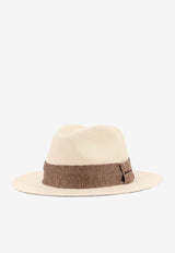 Kiton Ciro Paone Panama Straw Hat Brown UCPL018K0726H07BROWN_Brown_42176962