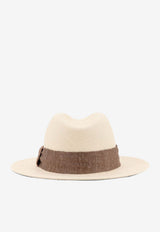 Kiton Ciro Paone Panama Straw Hat Brown UCPL018K0726H07BROWN_Brown_42176962