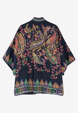 Etro Silk Printed Kimono Shirt Multicolor WRCA0025AKG03X0883_MultiColour_40468326