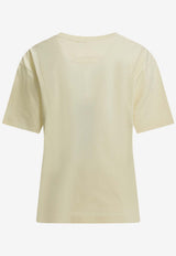 Crewneck T-shirt with Logo-Lettering