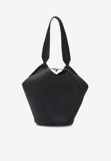 Lotus Leather Bucket Bag