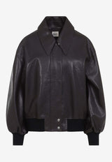 Shelman Zip-Up Leather Jacket