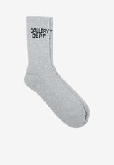 Ribbed Socks with Logo-Inaly