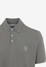 Logo Embroidered Polo T-shirt