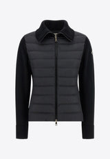 Padded Tricot Down Cardigan