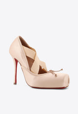 Christian Louboutin Cassia Nodo 100 Satin Pumps Pink 1260058N295_Pink_48030665