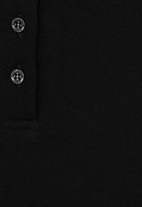 Saint Laurent Cassandre Sleeveless Polo T-shirt Black 862601Y37ZE1000_Black_44132813
