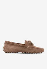 Tod's Gommino Suede Leather Loafers Brown XXW22L0JZ80M8WC413_Brown_44129896