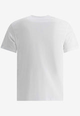 Crewneck T-shirt with Embroidered-Logo