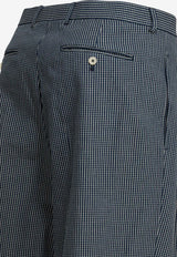 Checked Bermuda Shorts