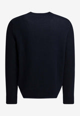 Logo-Printed Crewneck Sweater