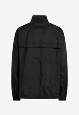 Logo-Plaque Zip-Up Jacket