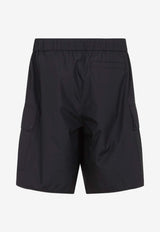 Logo Patch Bermuda Shorts