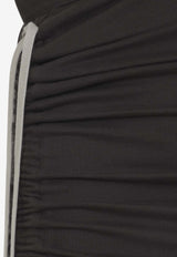 Adjustable Maxi Skirt with Logo-Patch