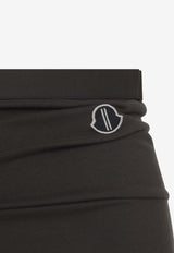 Adjustable Maxi Skirt with Logo-Patch