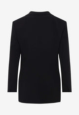 Silk Double-Breasted Blazer