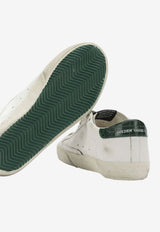 Distressed Leather Low-Top Sneakers