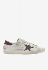 Distressed Leather Low-Top Sneakers