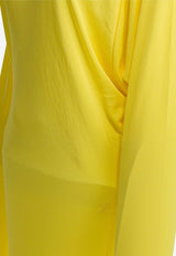 Draped Midi Dress