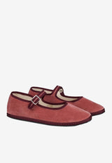 Mary Jane Velvet Ballet Flats