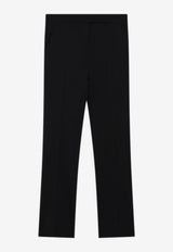Tailored Wool-Blend Pants