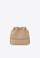 Mini Vlogo Signature Leather Bucket Bag