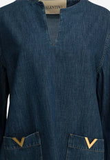 Mini Denim Dress