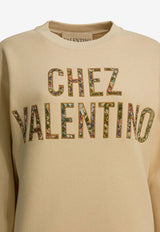 Logo-Printed Crewneck Sweatshirt