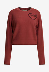 Logo-Printed Crewneck Sweater