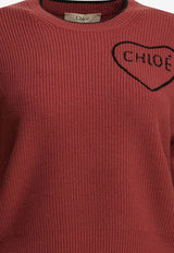 Logo-Printed Crewneck Sweater