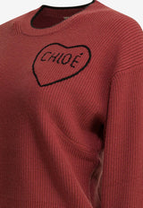 Logo-Printed Crewneck Sweater