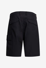 Bermuda Cargo Shorts with Pleats