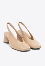 70 Leather Slingack Pumps