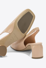 70 Leather Slingack Pumps