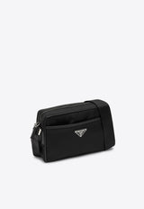 Triangle Logo Plaque Shoulder Bag