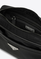 Triangle Logo Plaque Shoulder Bag