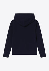Boys Logo Print Hooded Sweatshirt