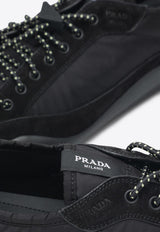 Speedrock Nylon and Suede Low-Top Sneakers