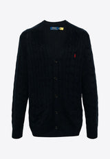 Buttoned V-neck Cardigan