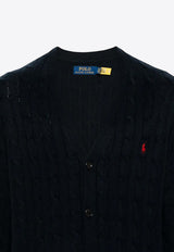 Buttoned V-neck Cardigan