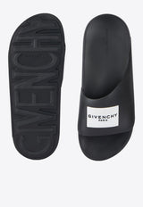 Logo Label Rubber Slides